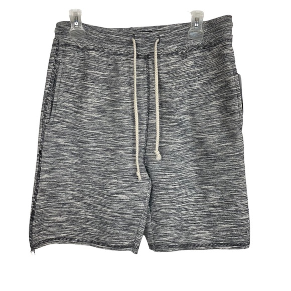 U.S. Apparel Other - U.S. APPAREL Unisex Black Baggy Fleece Shorts Elastic Waist with Drawcord Size S